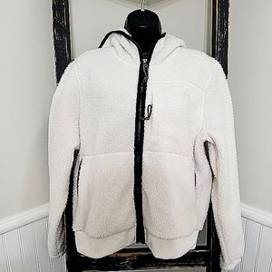 North Face Fleece Zip Up Hoodie Jacket